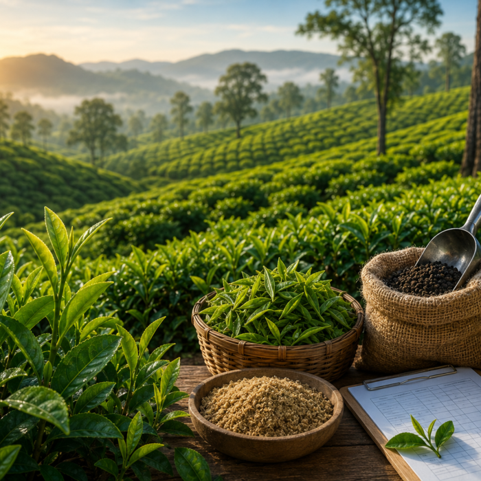Tea flush calendar & Simple nutrition plan