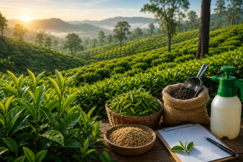 Tea flush calendar & Simple nutrition plan