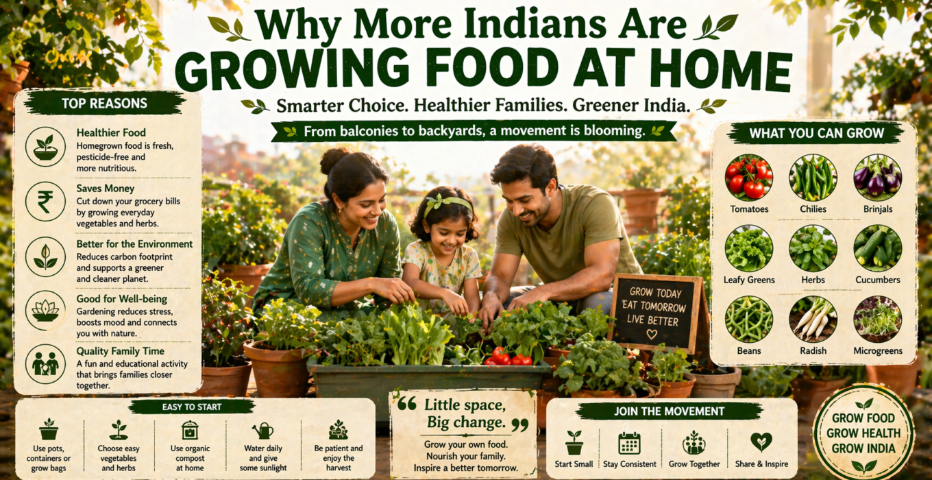 Why more Indians are growing food at home