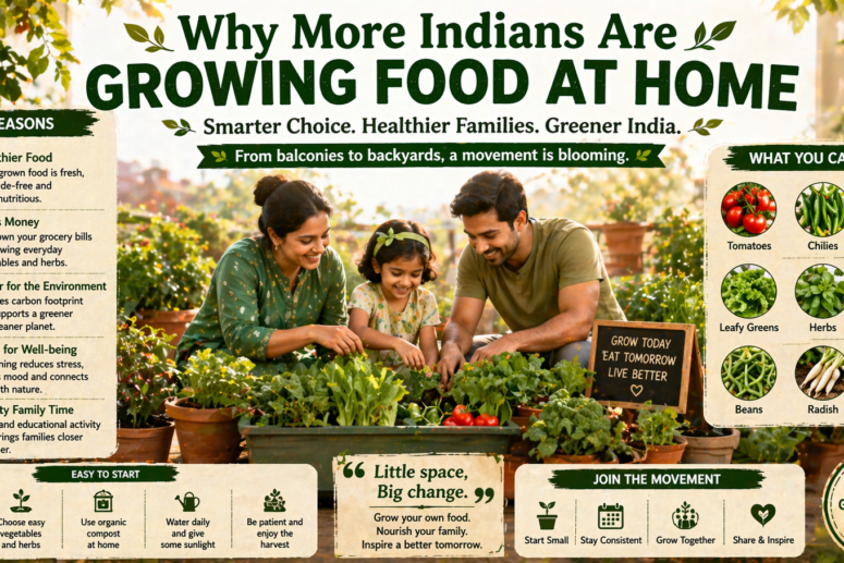 Why more Indians are growing food at home