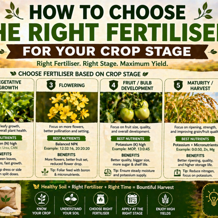 How to choose the right fertiliser for your crop stage