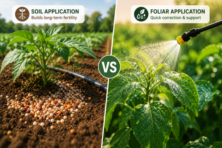 Foliar vs. Soil Application