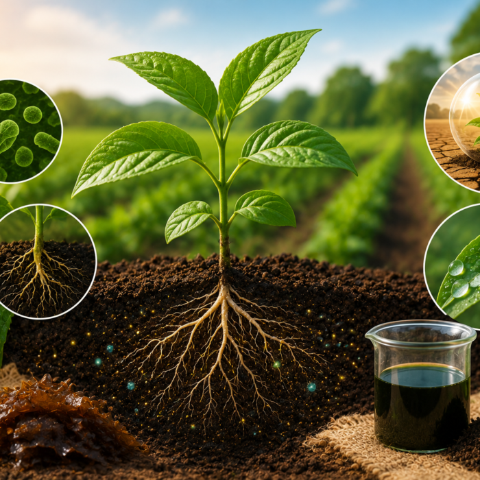 Role of Biostimulants in Crop Growth and Stress Management